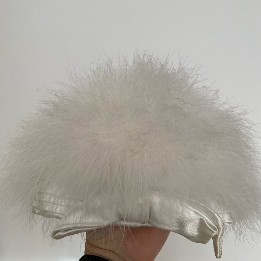 VINTAGE - Made in France Silk Lined and Feather Hat